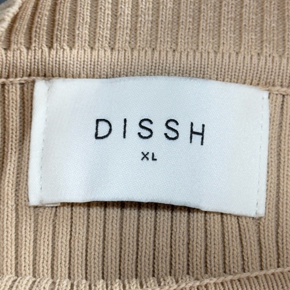 DISSH DONNA warm wheat long sleeved knit top - Picture 5 of 5